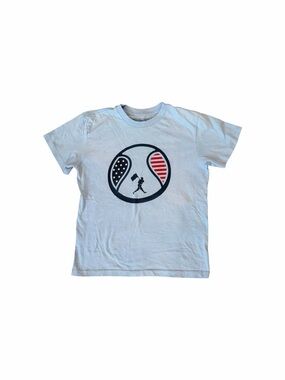 Boys Baseballism Tee with Patriotic Graphic